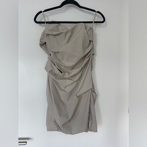 NEW Entire Studios Corset Ruched Mini Dress